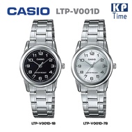 Casio นาฬิกาข้อมือผู้หญิง สายสแตนเลส รุ่น LTP-V001 ของแท้ รับประกัน 1 ปี