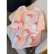 Zebina dễ thương thêu mặt mèo áo cho mùa hè phong cách đường phố