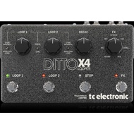 TC ELECTRONIC DITTO X4 LOOPER GUITAR EFFECTS PEDAL