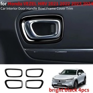 Car Interior Door Handle Bowl Frame Cover Trim for Honda VEZEL HRV Interior Accessories 2021 2022 20