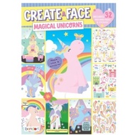Magical Unicorn Sticker Face Book - Sticker Activity Book (Bendon)