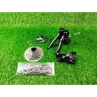 Sagmit ALLIANCE R8 2x8s STI Shifter Front Rear Derailleur Sprocket Road Bike Upgrade Kit Group Set