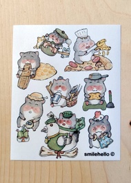 貼紙/和紙貼紙/手帳貼紙 倉鼠