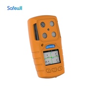Safewill ES30A Portable Multi-Gas Detector for O2 H2S CO with LCD Display Battery Power Sound/Light/