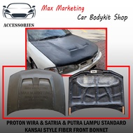 PROTON WIRA & SATRIA & PUTRA LAMPU STANDARD KANSAI STYLE FRONT BONNET FIBER SKIRT LIP BODYKIT