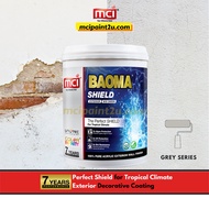 MCI Paint Baoma Shield [5L] Grey/ Kelabu Exterior Wall Paint/Cat Dinding Rumah