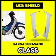 HONDA EX5 CLASS 1 LEG SHIELD - FRONT WHITE COVER WINDSHEILD KEPAK PUTIH KEPOK SAYAP DEPAN LEGSHIELD 