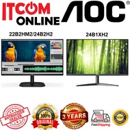 AOC 21.5'' 23.8'' LED MONITOR (22B2HM2/24B2H2/24B1XH2/24B15H2/22B15H2) FHD/4MS/A/VESA/100HZ