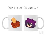 Gacha Life Bex and Chicken Nuggets Icon Mug