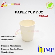 Paper Cup 7Oz 210 Ml/ Gelas Bubur/ Jasuke/ Gelas Bubur Bayi. @50 Pcs