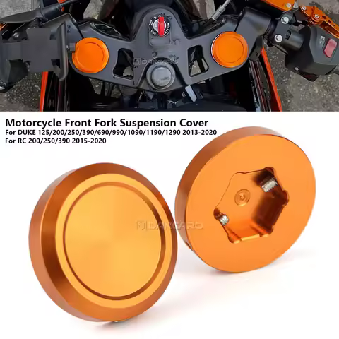 Motorcycle Front Fork Suspension Top Cover Shock Absorber Cap For DUKE 125 200 250 390 690 RC 250 39