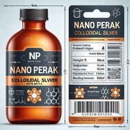 20ppm | Nano Perak Nano Silver Colloidal Silver | 30mL 60mL 120mL 500mL 2x500mL