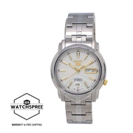Seiko 5 Automatic Silver Stainless Steel Watch SNKL77K1