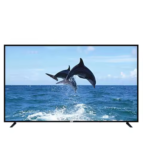 65 75 85 100 Inch China Smart Android LCD LED TV 4K UHD Factory Cheap Flat Screen Television HD LCD 