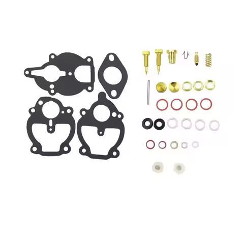 Carburetor Rebuild Kit with 3 Different Bowl Cover Gasket for Ford 2N 8N 9N IH Farmall 100 130 140 2