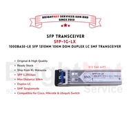 ⭐ READY ⭐ SFP Transceiver SFP-1G-LX SFP 1310nm 10km DDM Duplex LC SMF Singlemode Mikrotik Ubiquiti C