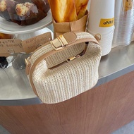 2 0 5 Spring Summer South Korea Dongdaemun i n s Grass Woven Small Bag Casual Female Hand-held One-S