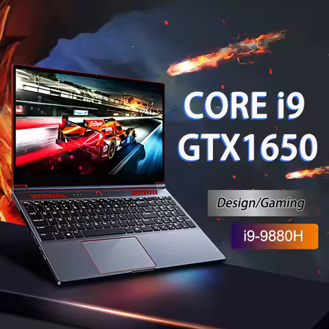 16.1 Inch Gaming Laptop Computer GTX1650 4G Intel Core i9-9880H i7-9750H windows11 RAM Max 64GB DDR4