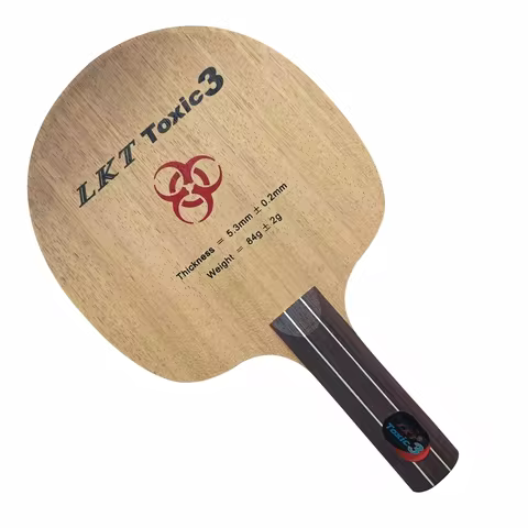 Original LKT Toxic3 Chop Type Table Tennis Blade Straight Handle ST