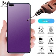 OPPO Reno 11F 8T 8 8Z 7 7Z 5 5G 4 3 Pro 2 2Z 2F 10X Reno4 Reno3 Reno2 Matte Anti Blue Light Full Screen Protector Tempered Glass