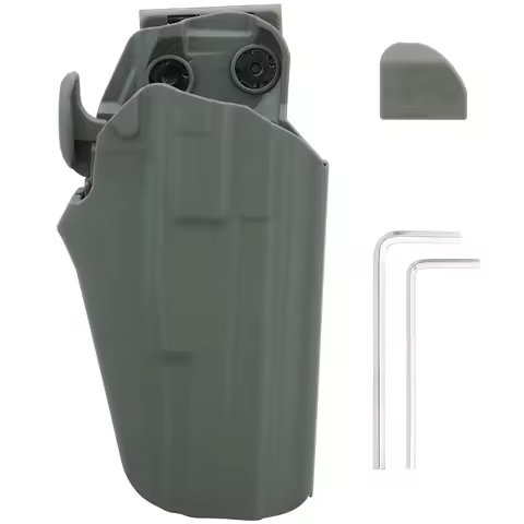 Tactical Quick Pull Pistol Holster Universal Waist Belt Pistol Case for G17L CZ 75 1911 Colt Hunting