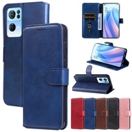 XICCI for OPPO Reno 7 4G/F21 Pro Phone Case With Credit Card Stand Magnetic Wallet Flip Cover Leathe