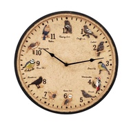 [lzdjlmy2ua] Outdoor Avian Timepiece IP44 Avian Wall Timepiece Dustproof Decor Piece for Patio