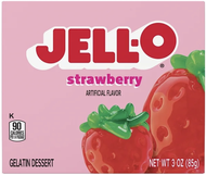 BỘT RAU CÂU - GELATIN VỊ DÂU TÂY Jell-O Strawberry Gelatin Mix 85g (3 oz)