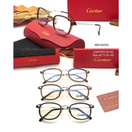 HP Cartier GLASSES FRAME 90153 for men and women, free min lens, anti-radiation, laptop and cellphon