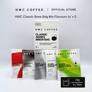 HWC Classic Brew Bag Coffee Gift Box (1's x 5 Flavours)