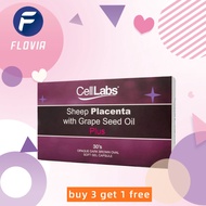 【Flovia】[Local Seller]3in1CELLABS SHEEP PLACENTA GSO 15000MG PLUS 30'SEXP2028