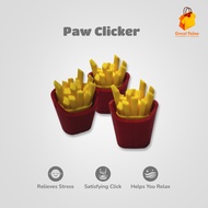 GV French Fries Clicker Cute Aesthetic 3D Print Fidget Toy Keychain Stress Relief Relaxation