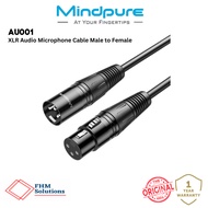 Mindpure AU001 XLR Cable Microphone, Mixer, Amplifier, Audio Male to Female -3m