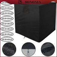 [SONONIA] Air Conditioner Cover Outdoor, Outside Unit Cover Blk Dust Water Cover Outdoor