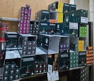 $110 for 4 ,$300/12boxes of coffee capsules from Starbucks, KIMBO Barista, and Moccona (three brands