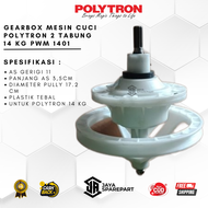 PWM1401 GEARBOX MESIN CUCI POLYTRON 2 TABUNG 14 KG GIGI 11 | Alat Mesin Cuci