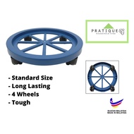 4 Wheels Plastic Gas Roller/ Pendirian Tangki Gas/ Gas Stand with Wheels/ Gas Stand/ Heavy Duty Gas 