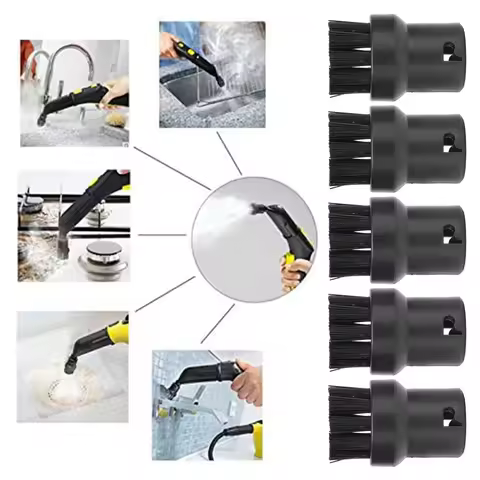 Steam Engine Accessories Steam Engine Brush Black Cleaning Brush Replacement Brush for Karcher SC1 S
