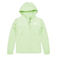 The North Face北面TNF女款防水透氣連帽衝鋒衣(綠)XL