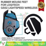 Logitech G502 Lightspeed Wireless Mouse Feet with Rubber Replacement