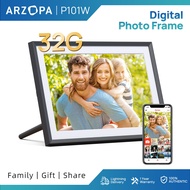ARZOPA WiFi Digital Photo Frame 10.1 Inch IPS Touchscreen Electronic Photo Frame with 32GB Frameo Di