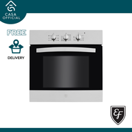 EF BOAE62A 60cm 56L Built-In Conventional Oven (6 Functions, Triple Glazed Glass Oven Door)