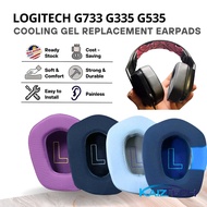 1Pair Logitech G733 G335 G535 Headset Replacement Cooling Gel Earpads Cushion Earpad
