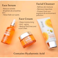 DR.RASHEL Vitamin C Whiteing Brightening  Hyaluronic-Acid & Anti-Aging Skin Care 3 in 1 Value Set
