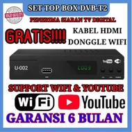 EZ-BOX SET TOP BOX DVB-T2 PENERIMA SIARAN TELEVISI DIGITAL YOUTUBE