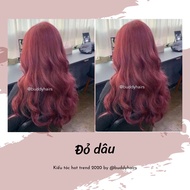 Strawberry Red hair dye