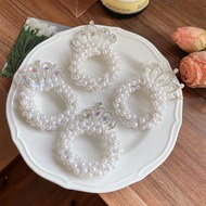 3SP | AC91 Hair Bands for Women Girls Crown Pearl Jewels Korean Style Cute Beautiful Children's Hair