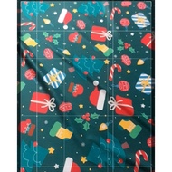 Powdered spandex fabric