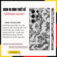 Samsung S22/S23/S24Ultra/Fold4/5/6/A43/A54/A55/A73 3M Camo Skin Sticker |SK_CM024| Detailed CNC Cutt