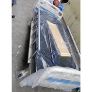 Brand New Original Hospital Bed 2 Cranks Complete Set With 4 Inch Foam leatherette Overbed